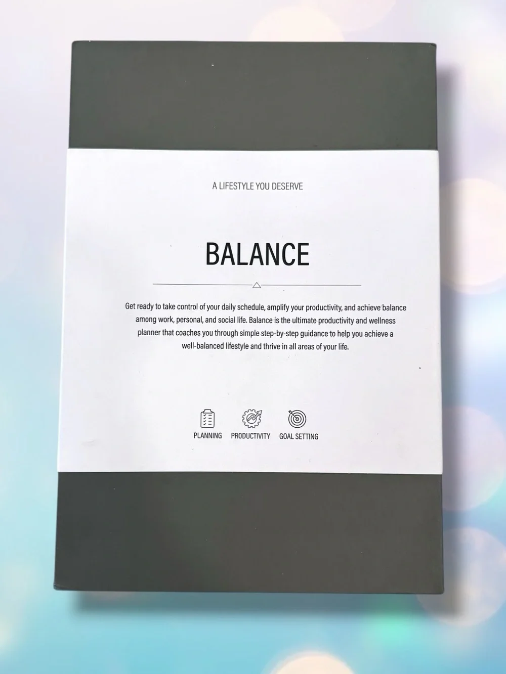 Balance Productivity Planner - Gray